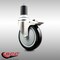 Service Caster 5 Inch 316SS Black Poly Swivel 1-1/2 Inch Expanding Stem Caster Lock Brake SCC SCC-SS316TTLEX20S514-PPUB-BLK-112 - alternate 3